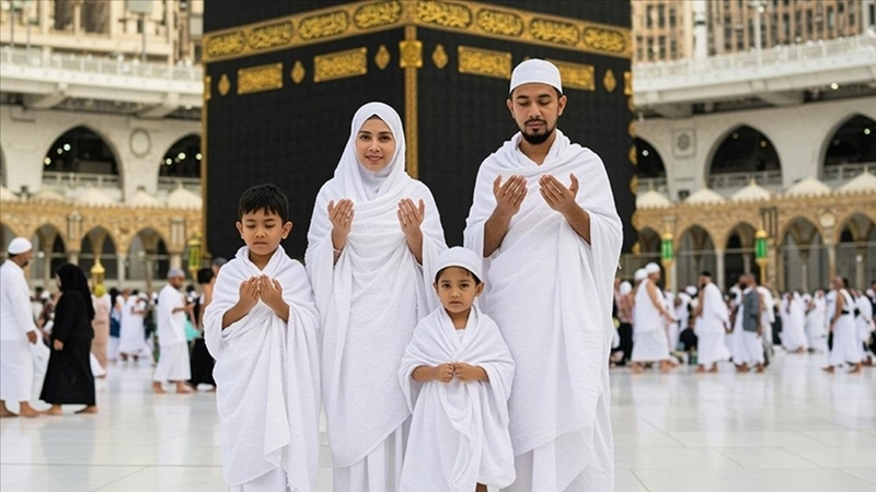 Çocuk ve aile Umre